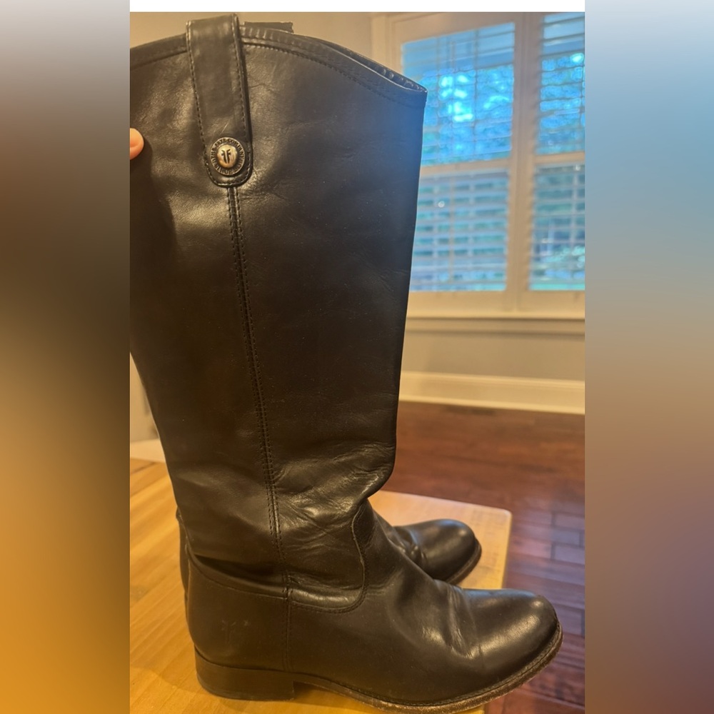 Black Frye Melissa riding boots- size 7